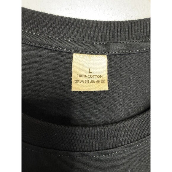 Arsenal Large Graphic Tee Black Cotton Short Sleeve Crew Neck Soccer Retro NWOT - Picture 3 of 7